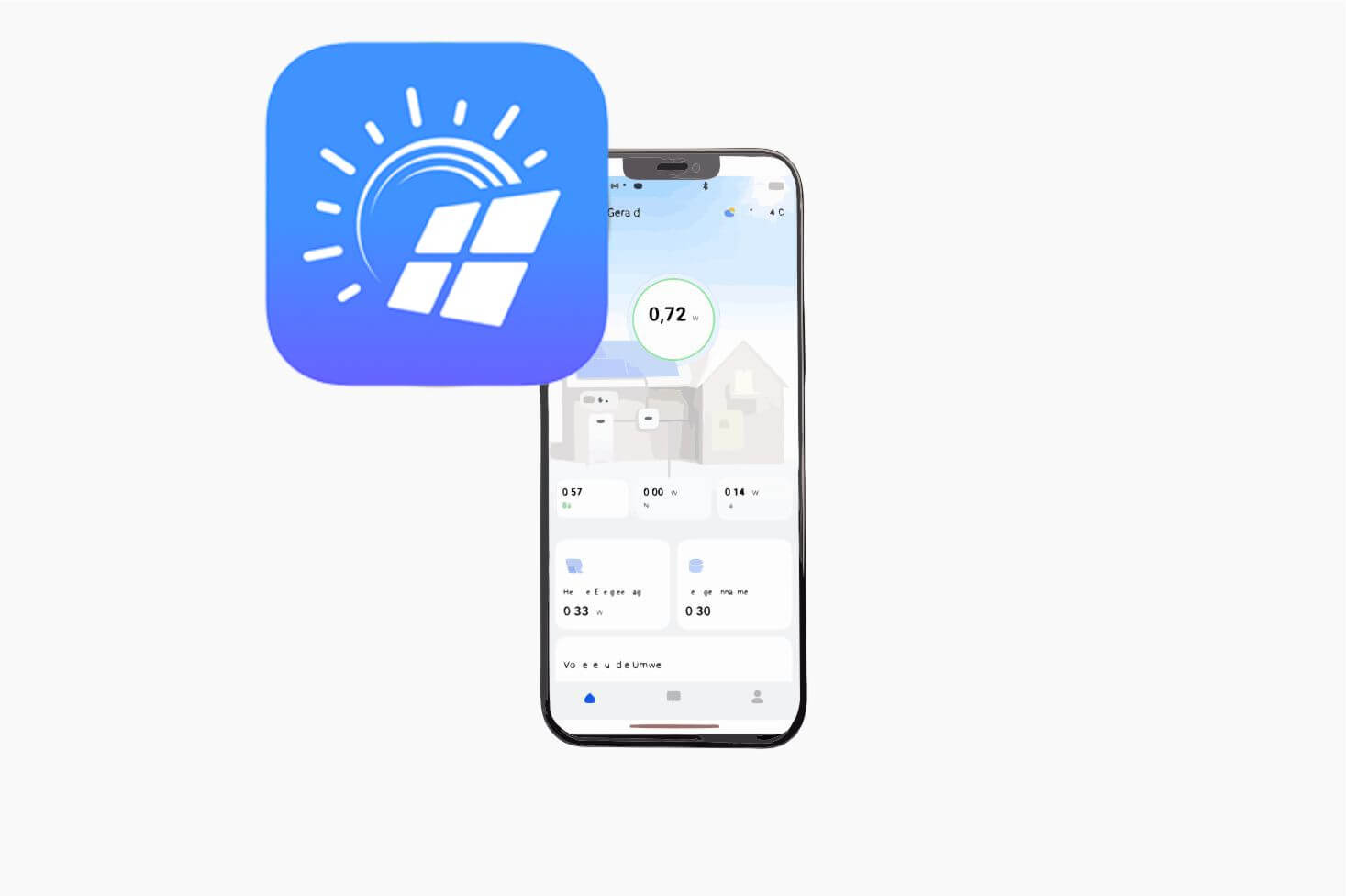 Application mobile FusionSolar Huawei pour le monitoring d'une centrale photovoltaïque solaire Eco Habitat
